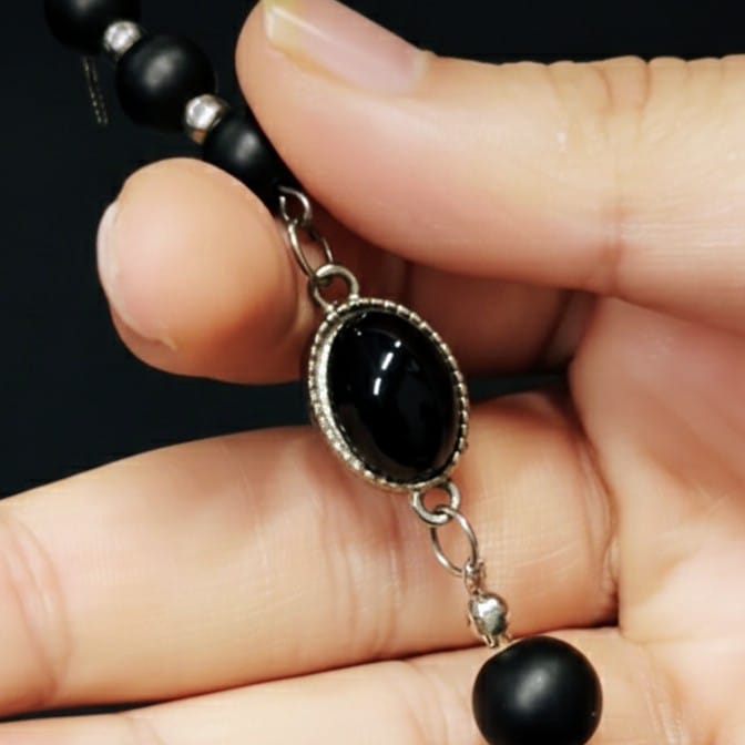 Khan Shah Sahab Tasbih – with Aqeeq Gemstone 🕋