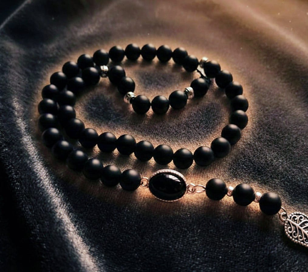 Khan Shah Sahab Tasbih – with Aqeeq Gemstone 🕋