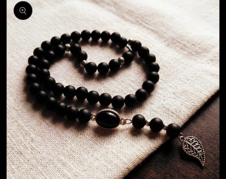 Khan Shah Sahab Tasbih – with Aqeeq Gemstone 🕋